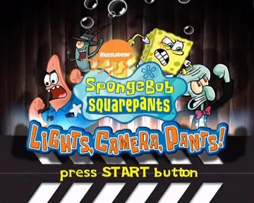 Nickelodeon SpongeBob SquarePants - Lights, Camera, Pants! screen shot title